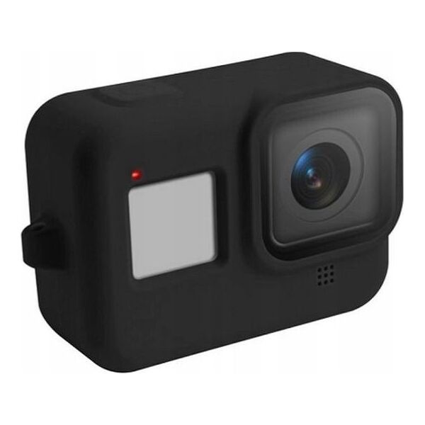 Xrec Silikonowe Etui Obudowa Osłona Futerał Do Gopro Hero 8 Black + Pasek