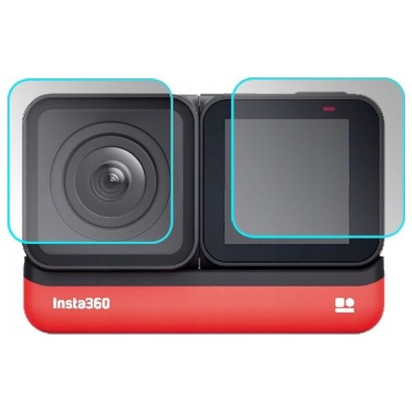 SunnyLife 4x Osłona Szkło na Ekran LCD do Insta360 ONE R 4K Edition