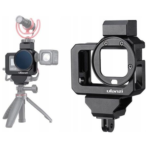 Ulanzi Klatka / Ramka Aluminiowa + 3x Adapter do Gopro 8 Black