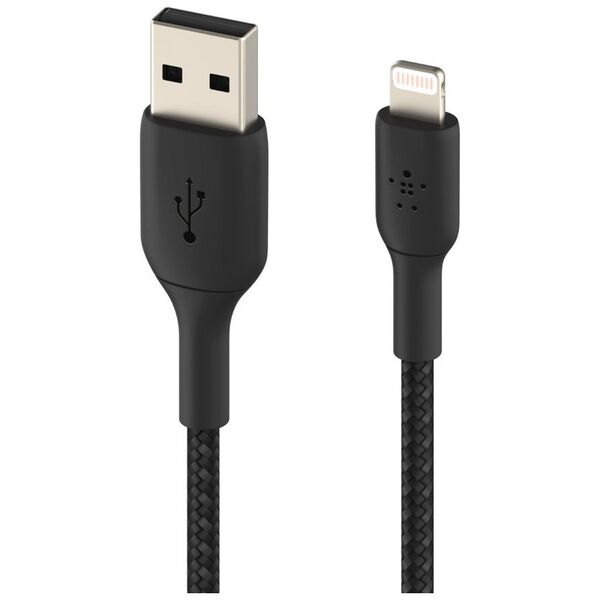 Kabel USB Belkin USB-A - Lightning 2 m Czarny (CAA002bt2MBK)