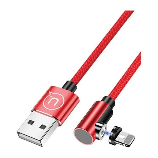 Kabel USB Usams USB-A - Lightning 1 m Czerwony (63289)