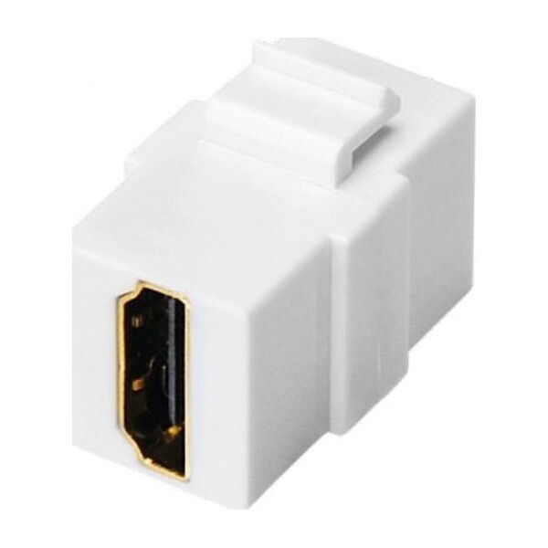Adapter AV Alantec HDMI - HDMI biały (MKA-HDMI-B)
