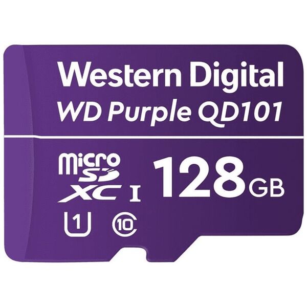 Karta WD Purple MicroSDXC 128 GB Class 10 UHS-I/U1  (WDD128G1P0C)