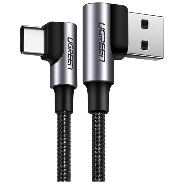 Kabel USB Ugreen USB-A - USB-C 1 m Szary (76210)