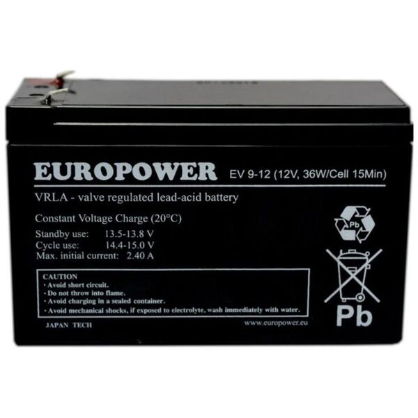Europower Akumulator EV 12V 9Ah