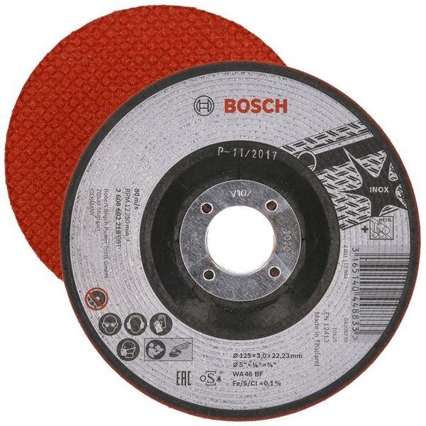 Bosch TARCZA T27 125/3,0/22 ALU,STAL,INOX BOSCH