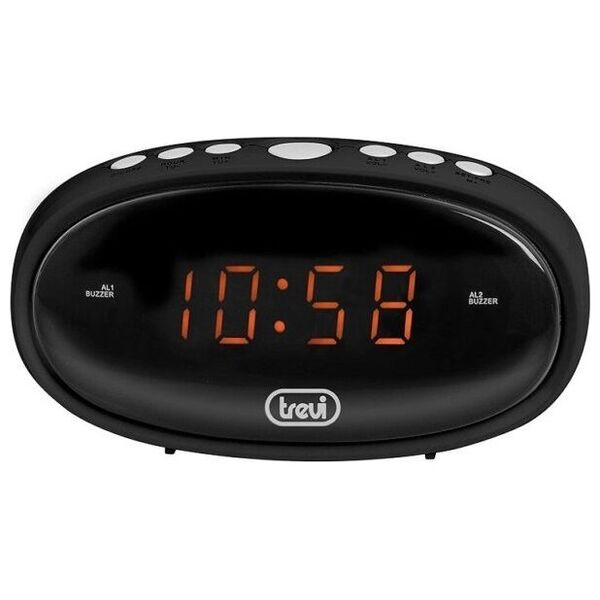 Trevi Zegar-budzik Trevi EC880 black