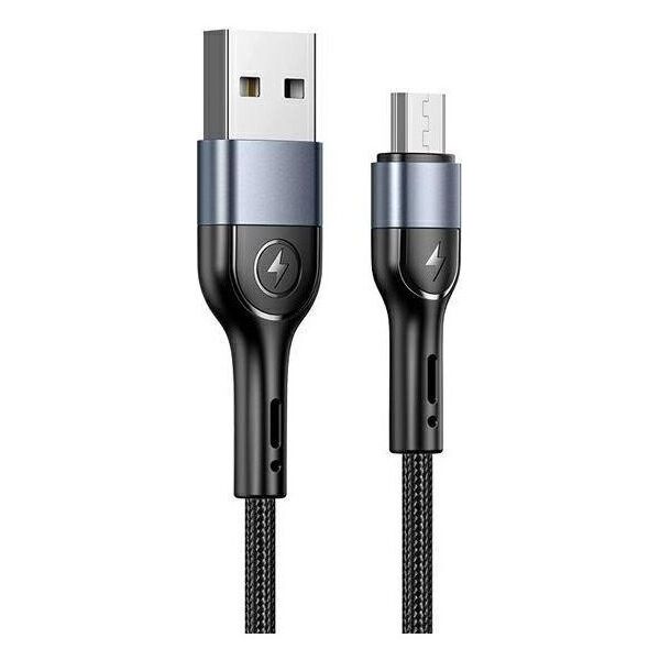 Kabel USB Usams USB-A - microUSB 1 m Czarny (112225)