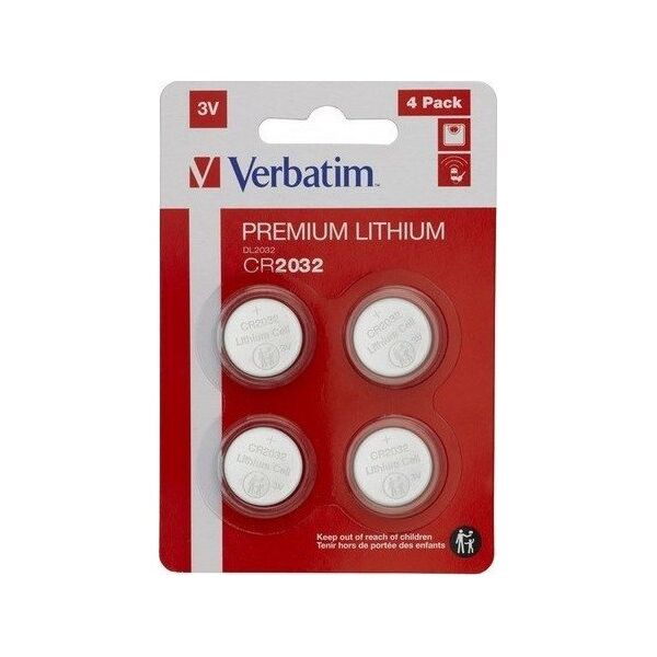 Verbatim Bateria CR2032 4 szt.