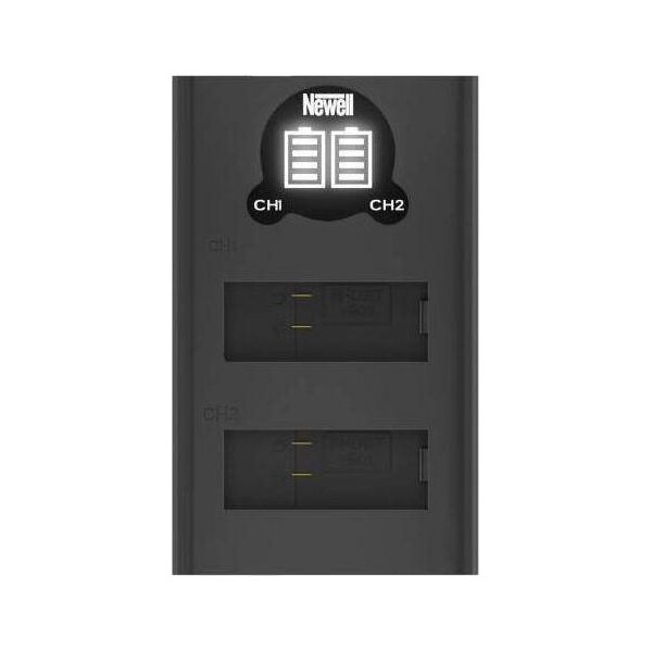 Ładowarka do aparatu Newell Ładowarka dwukanałowa Newell DL-USB-C do akumulatorów AHDBT-901