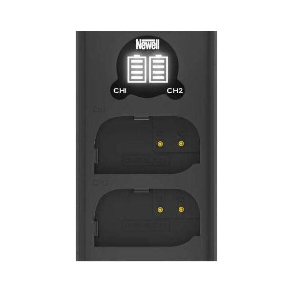 Ładowarka do aparatu Newell Ładowarka dwukanałowa Newell DL-USB-C DMW-BLK22 do Panasonic LUMIX S5, GH5, G9,GH5S