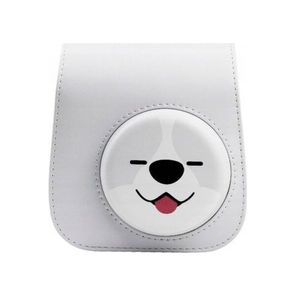 Pokrowiec LoveInstant Futerał Etui Pokrowiec Do Fujifilm Instax Mini 11 Piesek Szary