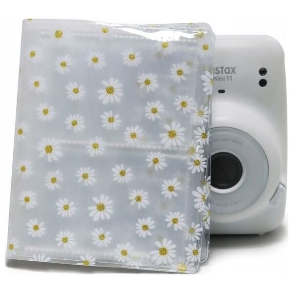 LoveInstant Album Na 64 Zdjęcia Do Fujifilm Instax Mini 8 9 11 Białe Rumianki