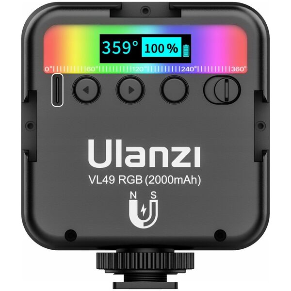 Ulanzi Lampa Diodowa Led Regulacja Koloru / Ulanzi Vl49 Rgb