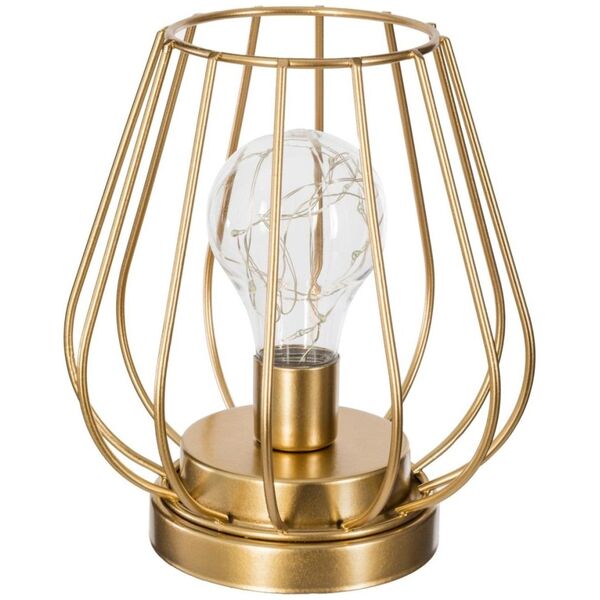 Lampa stołowa Atmosphera Druciana lampka LED z żarówką 17 cm