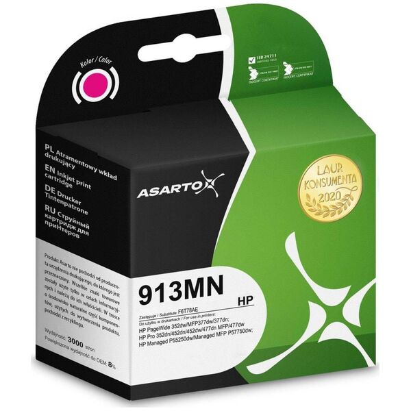 Tusz Asarto F6T78AE do HP 913MN