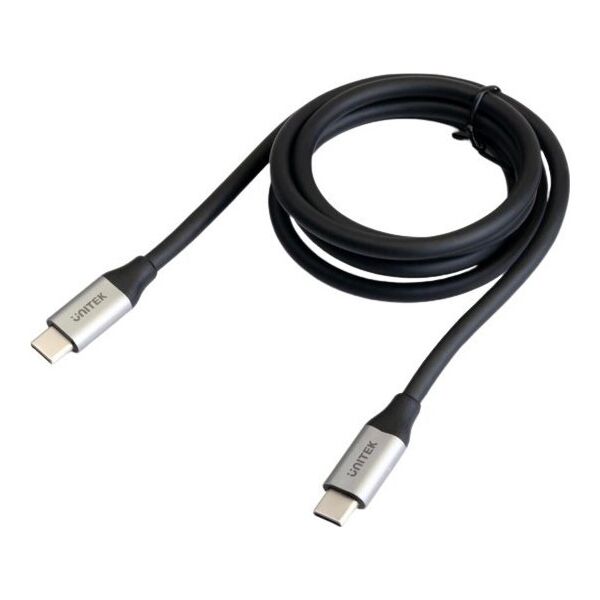Kabel USB Unitek USB-C - USB-C 2 m Srebrny (C14091ABK)