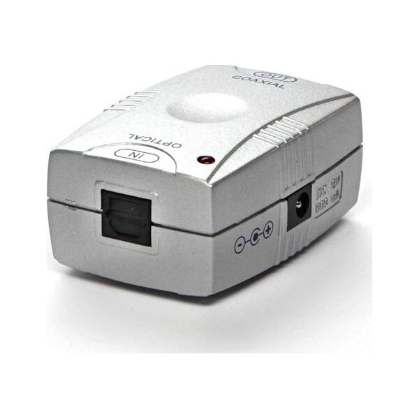 Adapter AV Red Fighter Toslink - RCA (Cinch) srebrny