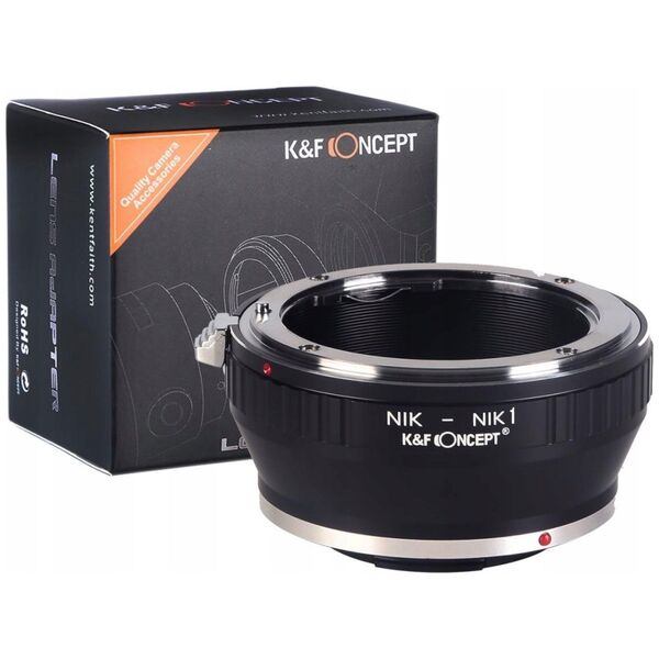 Kf Adapter K&f Nikon 1 Na Nikon Ai Ai-s Af Af-s / Kf06.079