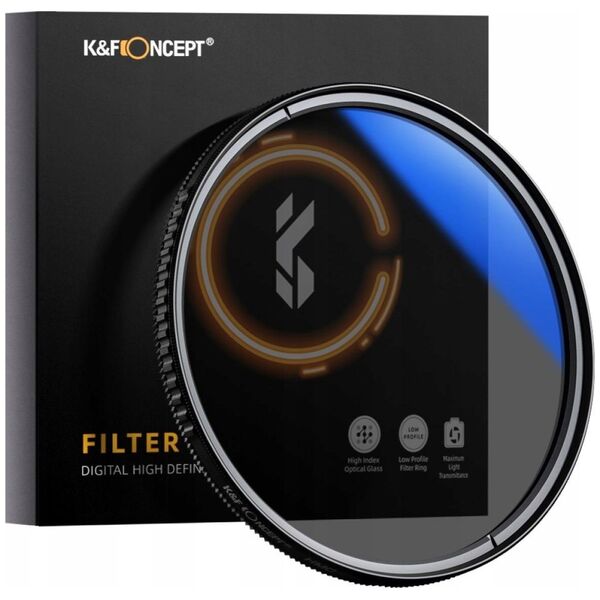 Filtr Kf Polaryzacyjny Cpl K&f Hd Mc Slim C 58mm / Kf01.1437