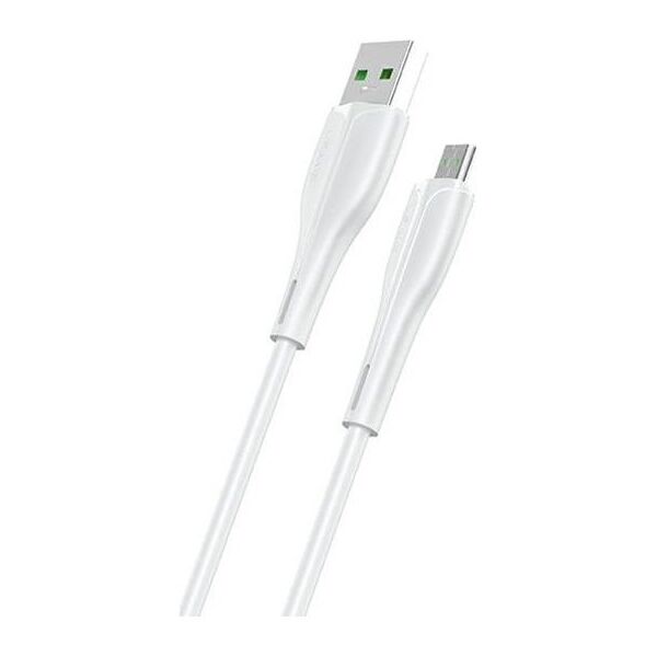 Kabel USB Usams USB-A - microUSB 1 m Biały (SJ375USB02)