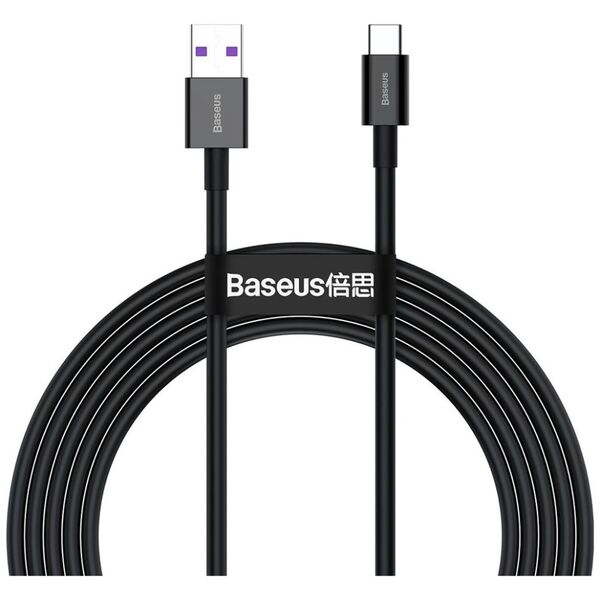 Kabel USB Baseus USB-A - USB-C 2 m Czarny (CATYS-A01)