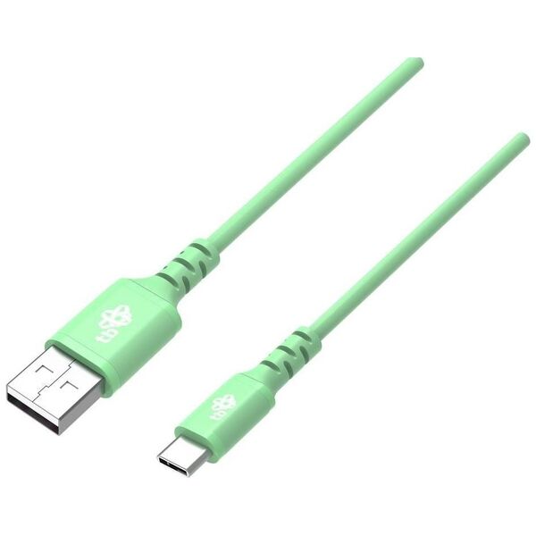 Kabel USB TB Print USB-A - USB-C 1 m Zielony (1_762595)