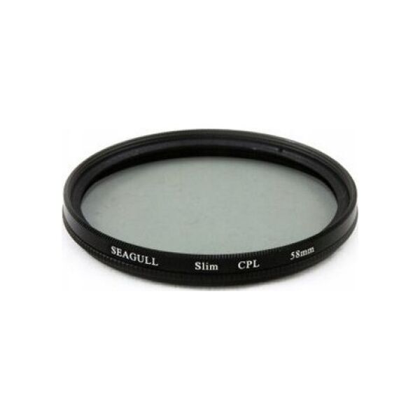 Filtr Seagull Filtr Polaryzacyjny Cpl Slim 58mm Do Aparatu / Kamery
