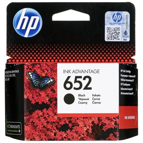 Tusz HP HP Tusz F6V25AE Nr652 Black HP652