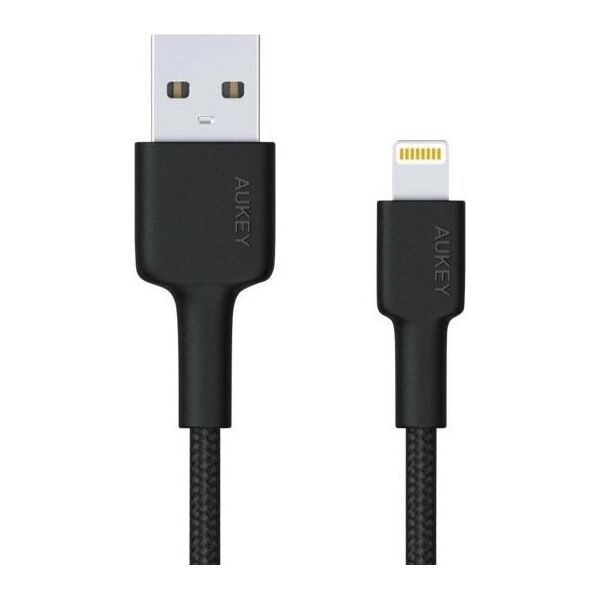 Kabel USB Aukey USB-A - Lightning 2 m Czarny (1_788898)