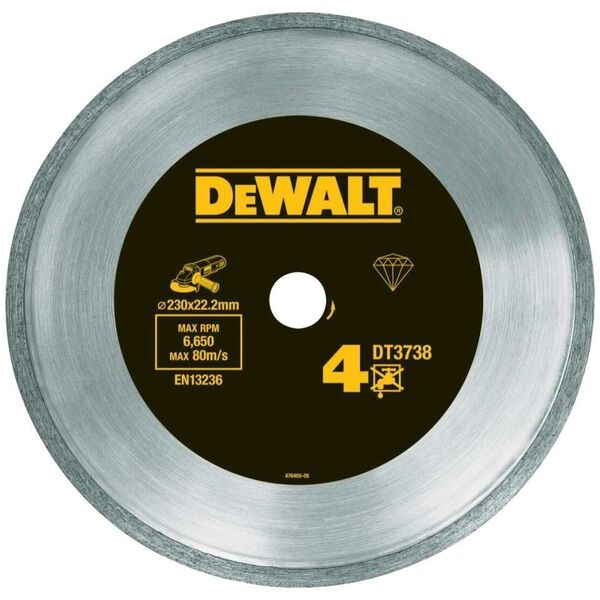 Dewalt DEWALT TARCZA DIAM.PEŁ. 230x2,1x22,2mm DT3738-XJ