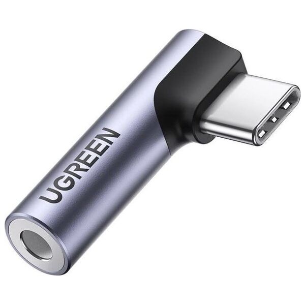 Adapter USB Ugreen AV154 USB-C - Jack 3.5mm Srebrny  (UGR1106)