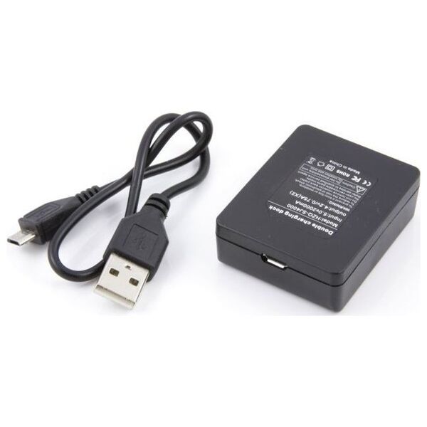 Ładowarka do aparatu Xrec Ładowarka 2x PodwÓjna Usb Do Kamer Sjcam Sj4000 / Sj5000 / Sj6000