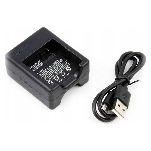 Xrec Podwójna Ładowarka Usb Do Baterii / Akumulatora Do Kamer Xiaomi Yi 2
