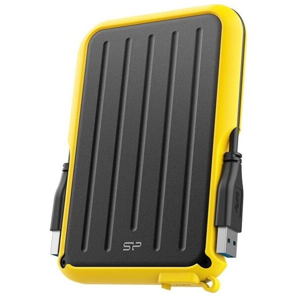Dysk zewnętrzny HDD Silicon Power Armor A66 2TB Czarno-żółty (SP020TBPHD66SS3Y)