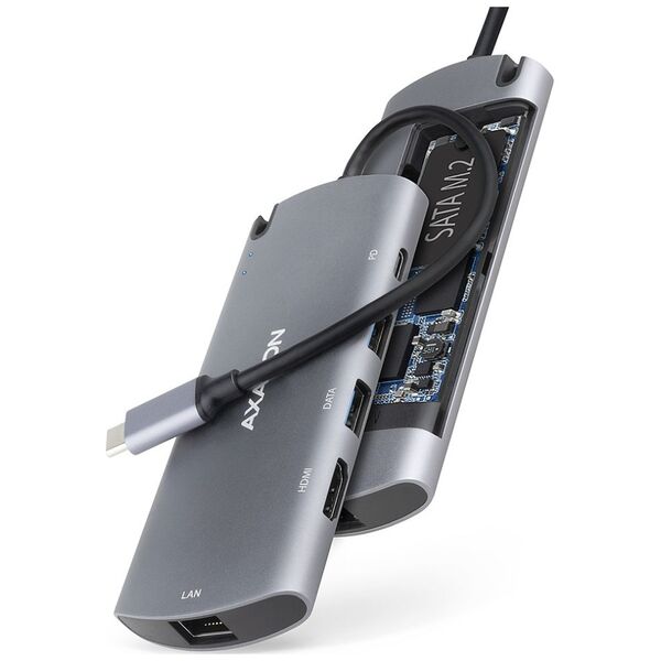 Kieszeń Axagon M.2 SATA - USB-C 3.2 Gen 1 (HMC-6M2)
