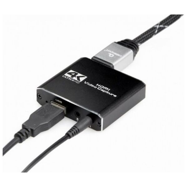 Adapter AV Gembird HDMI - HDMI czarny (UHG-4K2-01)