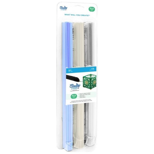 3Doodler Filament PLA Zestaw kolorów (PL-CLEAR-75)