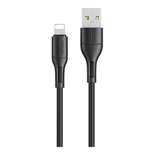 Kabel USB Usams USB-A - Lightning 1 m Czarny (SJ500USB01)