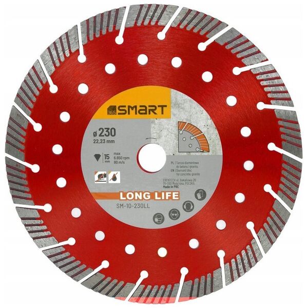 Smart tarcza diamentowa long life 230mm SM-10-230LL