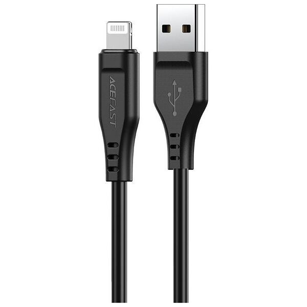 Kabel USB Acefast USB-A - Lightning 1.2 m Czarny (6974316280828)
