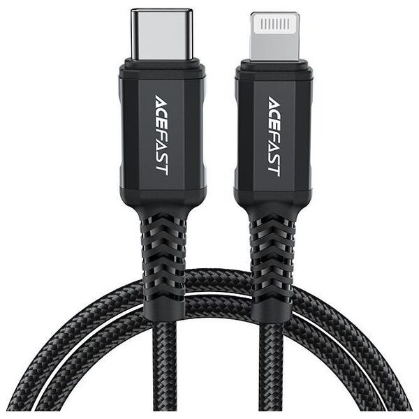 Kabel USB Acefast USB-C - Lightning 1.8 m Czarny (6974316281306)