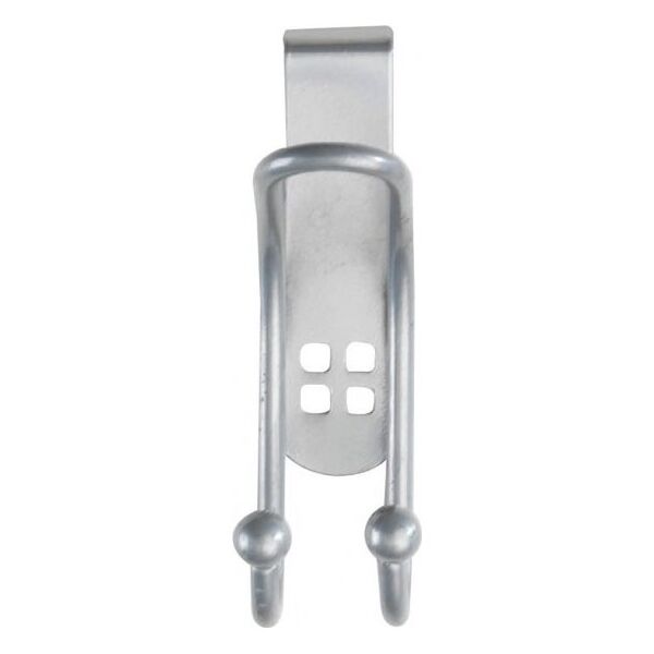 Wenko haki drzwiowe 3,2 x 9,5 x 6 cm stal nierdzewna srebrna 2 sztuki