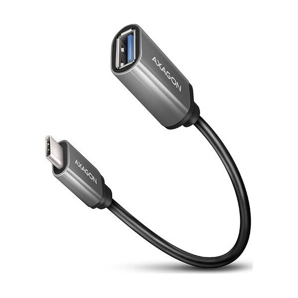 Adapter USB Axagon USB-C - USB Szary  (RUCM-AFAC)