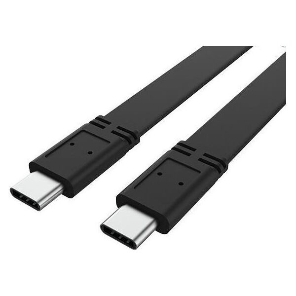 Kabel USB Akasa USB-C - USB-C 1 m Czarny (AK-CBUB60-10BK)