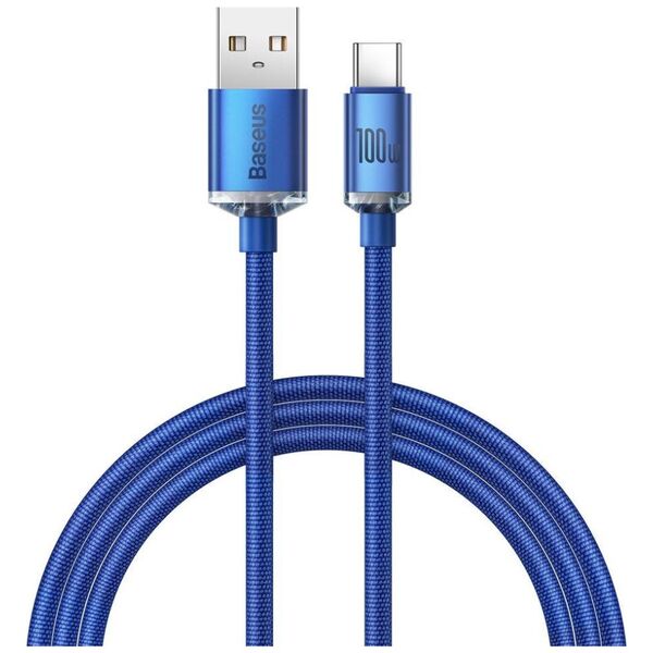 Kabel USB Baseus USB-A - USB-C 1.2 m Niebieski (baseus_20220224124551)