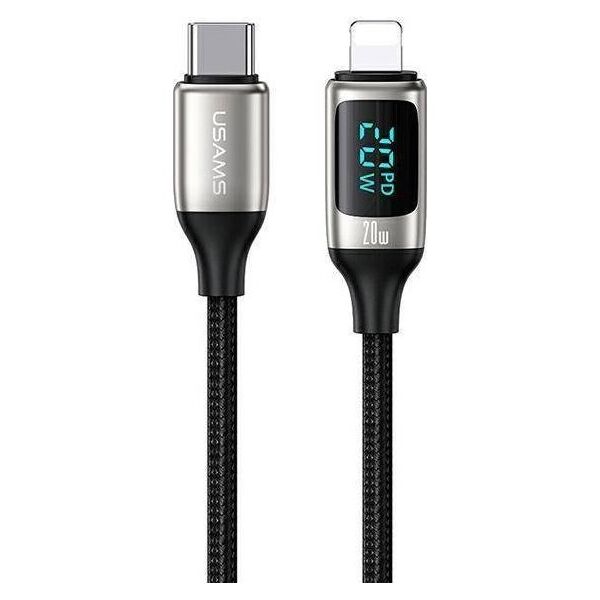 Kabel USB Usams USB-C - Lightning 1.2 m Biały (6958444975443)