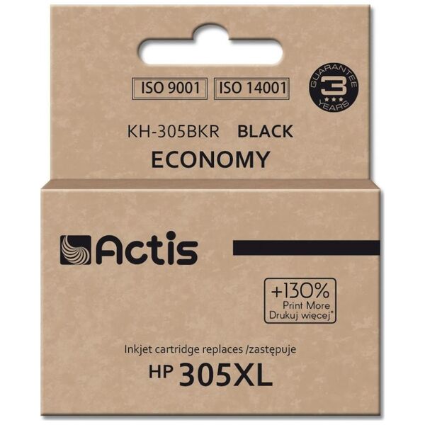 Tusz Actis Tusz Actis KH-305BKR do drukarki HP| Zamiennik 3YM62AE| Standard| 20 ml| black