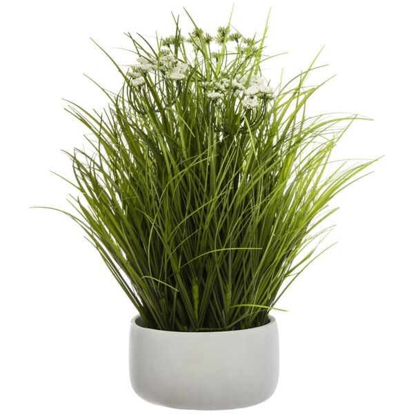 Atmosphera Sztuczna trawa kwitnąca w doniczce 46 cm