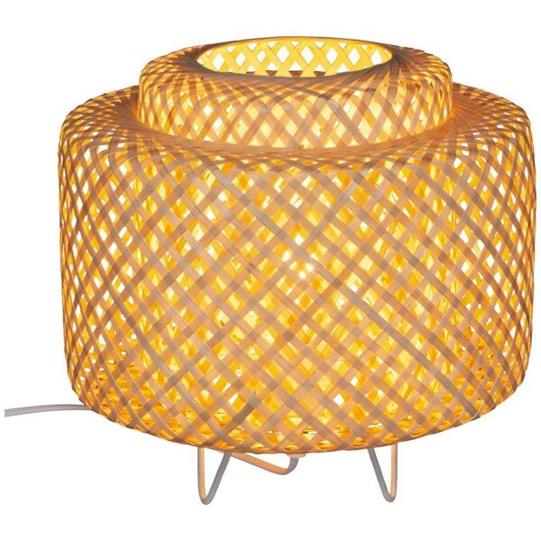 Lampa stołowa Atmosphera Naturalna lampka Bambus biurkowa Nowoczesna Abażur